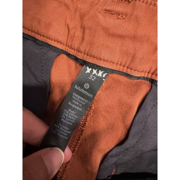 Lululemon Commission Pant Slim *Warpstreme Dark Terracotta 32x31 EUC - Picture 5 of 7